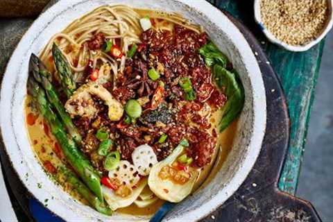 THE BEST meatless RAMEN recipe ever