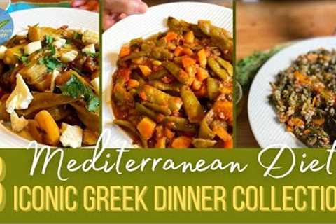 3 Iconic Greek Dinners Every Vegan and Vegetarian Should Know ! Mediterranean Diet Golden Collection