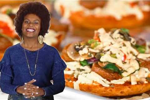 Making Vegan Mini Pizzas With Tabitha Brown