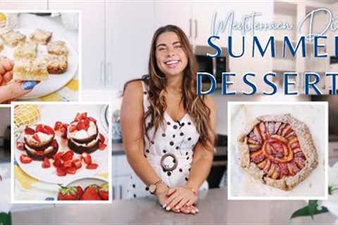 Healthy Mediterranean Diet Summer Desserts| Quick and Easy Recipes| Lemon Bars, Shortcake &..