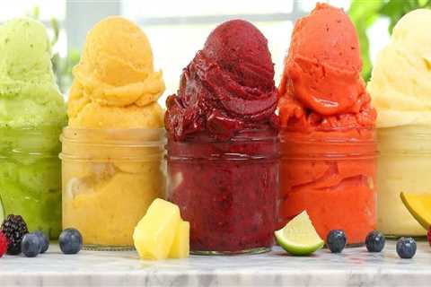 Vegan Ice Cream and Sorbet: A Delicious and Refreshing Treat