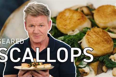 Gordon Ramsay Makes Seared Scallops | Cooking With Gordon | HexClad