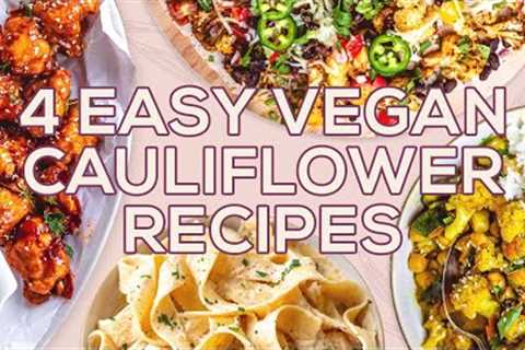 4 Healthy Vegan Cauliflower Recipes - Vegan Afternoon with Two Spoons