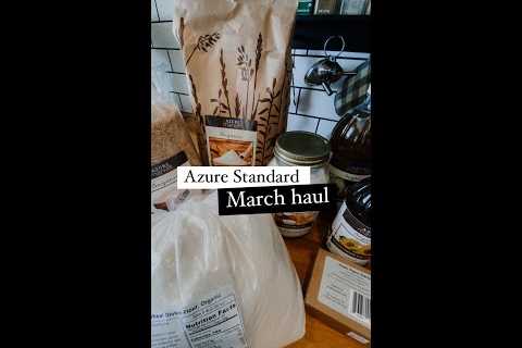 Azure Standard Vegan March Haul
