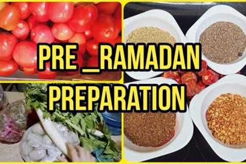 Pre Ramadan Preparation 2023 VLOG  |  Ideas To Save Time Ramadan Preparation Vegetable Store