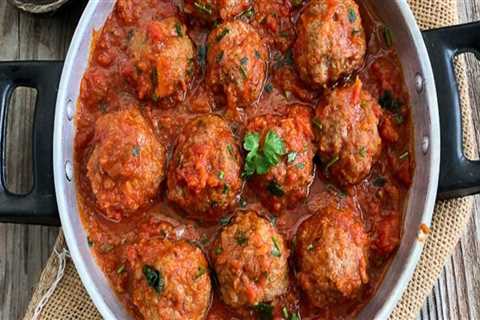 Comment préparer des délicieuses boulettes de bœuf à la tomate