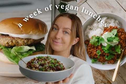 a week of vegan lunches | 20-minute meal ideas 🌿
