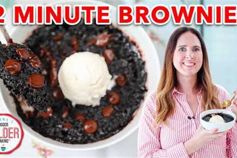 Decadent 2-Minute Microwave Brownie Bowl Recipe