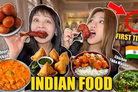 EATING INDIAN FOOD for the first time! *SPECIAL Guest*