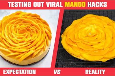 Testing Viral Mango Hacks | Testing Out Viral Food Hacks From Instagram Reels @HungerPlans