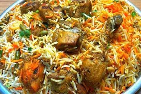 Shadiyon wali Chicken Biryani Kanpur ki famous Bawarchi style recipe🔥Masaledaar Chatpati biryani❤️