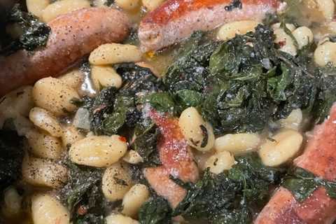 Braised Swiss Chard With Gnocchi and Italian Sausage
