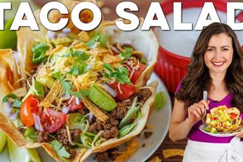 Easy Taco Salad Bowls Recipe: Crispy, Fresh, and Delicious!