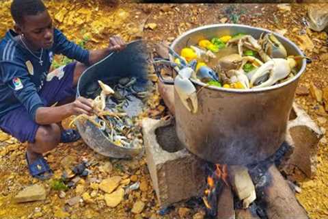 Spicy Crab Catch N Cook | with corn