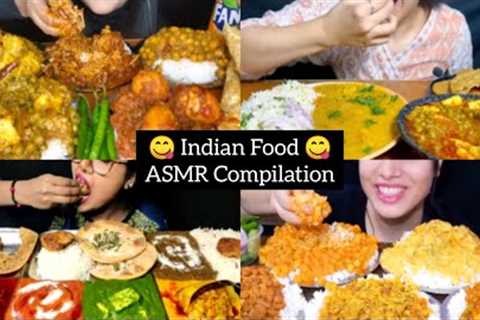 ASMR INDIAN FOOD MUKBANG 😋 BIGBITES