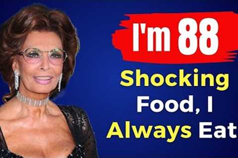 Sophia Loren (88 yr old) I EAT THIS Food and stay Beautiful! Mediterranean Diet