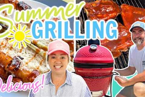 SUMMER GRILLING RECIPES | FAIL PROOF EASY RIBS & THE BEST KABOBS | SUMMER COOKING