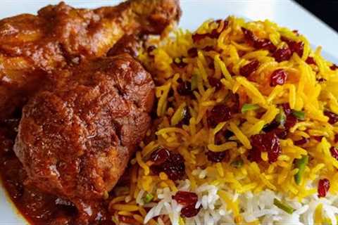 Zereshk Polo Ba Morgh/ Persian Barberry Rice with Chicken