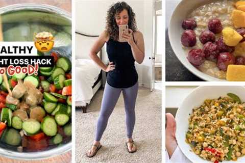 what I eat in a day with no kitchen (VEGAN, PLANT BASED HEALTH & WEIGHT-LOSS)