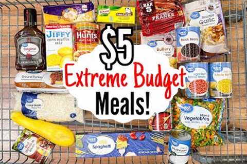 $5 DINNERS: Extremely Cheap Easy Meals and THEY ARE DELICIOUS | Simple Cooking with Julia Pacheco