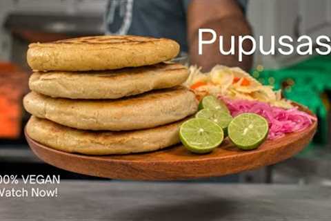 How To Make The Best VEGAN PUPUSAS and SALSA