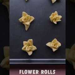 Create a delicious garden with these flower rolls #shorts