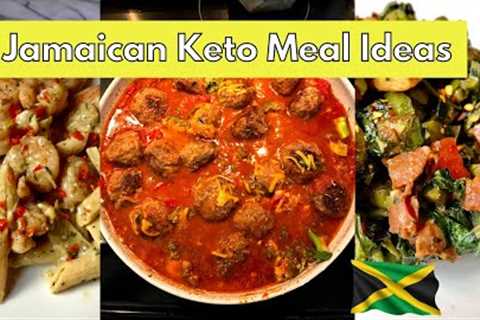 Watch me cook Jamaican keto recipes!  One week of Jamaican keto dishes