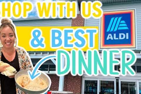 COME SHOP WITH US AT ALDI AND SEE WHAT WE FOUND | MUST TRY EASY DINNER IDEA | QUICK AND EASY RECIPE