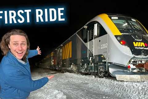 EXCLUSIVE: First Ride on Canada''s NEW TRAINS with @viarailcanada