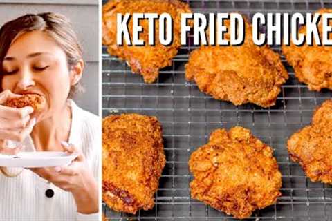 2 CARB FRIED CHICKEN! How to Make Delicious KFC Keto Fried Chicken
