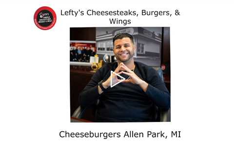 Cheeseburgers Allen Park, MI - Lefty's Cheesesteaks, Burgers, & Wings