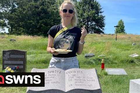 “I’ve made 23 recipes from gravestones – they’re to die for.” | SWNS