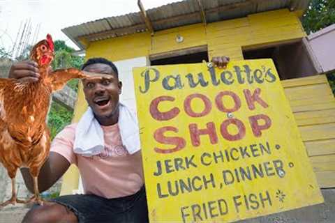 Tiny Cook Shop Fried Chicken & Oxtail | Jamaican Street Food Tour