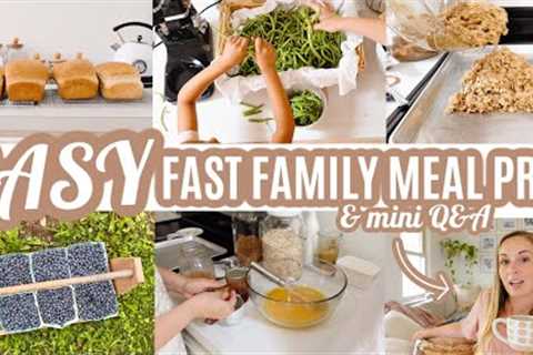 EASY BUDGET FRIENDLY WEEKLY MEAL PREP RECIPES | Mini Q&A | LARGE FAMILY MEALS FREEZER MEALS