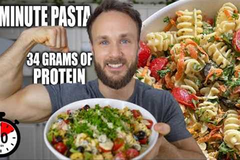 EASY 10 MINUTE HIGH PROTEIN PASTA RECIPE (VEGAN)