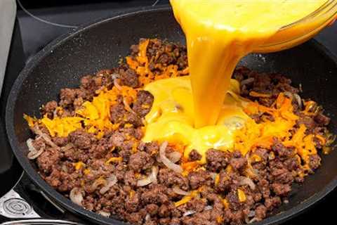 These Recipes Will Become Your Guilty Pleasure! 😋🔥 Deliciously Simple Ground Meat and Eggs Recipes