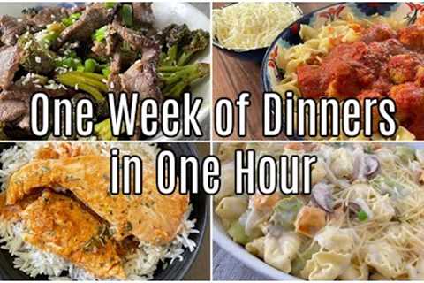 One Week of DELICIOUS Dinners in One Hour