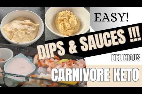 HERE ARE YOUR EASY GO-TO DIPS & SAUCES ! So Simple & Delicious