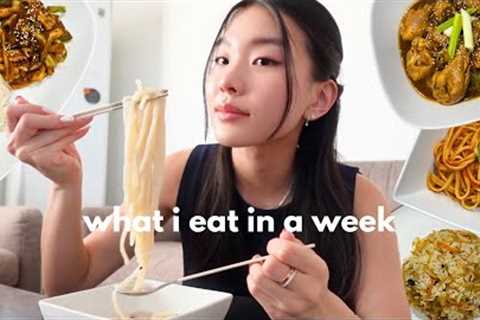 what i eat in a week (simple homemade meals)