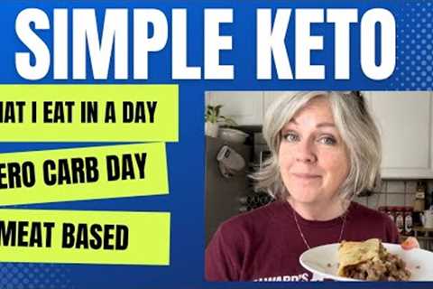 My ZERO CARB Day / Keto Meat Based Diet / @carnivorecrisps