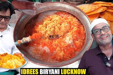 Idrees Biryani Lucknow World Famous | Making Awadhi Biryani In Lucknow | Lucknow Street Food