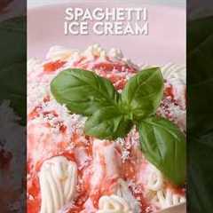 Treat yourself to this spaghetti ice cream! #shorts