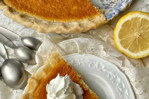 LEMON SPONGE PIE