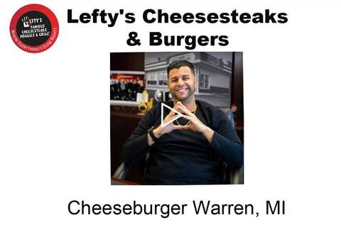 Cheeseburger Warren, MI - Lefty's Cheesesteaks, Burgers, & Wings