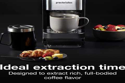 Proctor Silex Single-Serve Coffee Maker Review