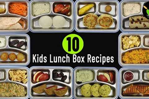 10 Lunch Box Recipes For Kids-Vol 9 | Indian Lunch Box Recipes | Easy & Quick Tiffin Ideas For..