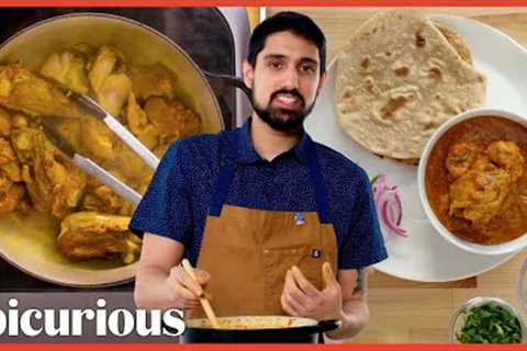 How a Michelin Star Indian Chef Makes Chicken Curry at Home | Passport Kitchen | Epicurious