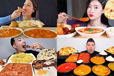 HOW DIFFERENT MUKBANGERS EAT INDIAN FOOD