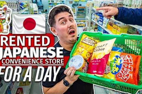 I RENTED a Japanese Convenience Store for a Day 🇯🇵