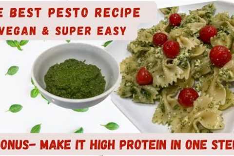 You Have to Try This Pesto Recipe Vegan and Easy! - Bonus My Favorite Pesto Tofu Pasta Recipe